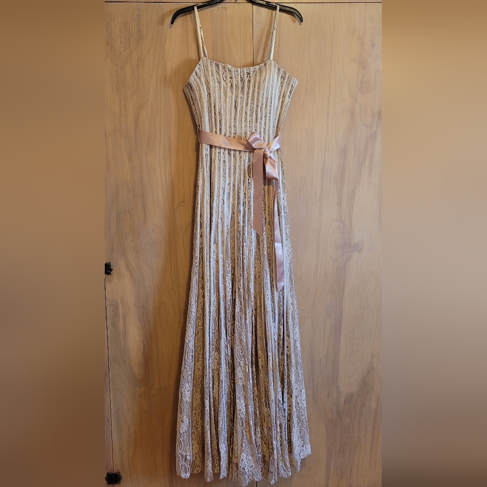 Champagne/Gold Formal Dress